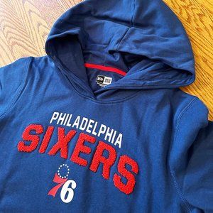 Philadelphia 76ers Women's Hoodie Sweatshirt, Size M, NWT - Sixers, Blue